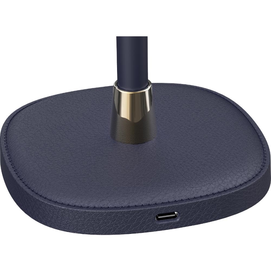 Punjiva prigušiva LED stona lampa, 3W, 1800 mAh — tamnoplava