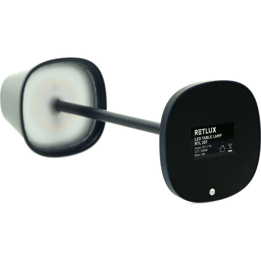 Punjiva prigušiva LED stona lampa, 3W, 1800 mAh — tamnoplava