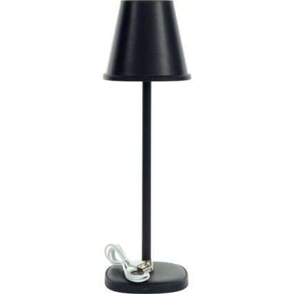 Punjiva prigušiva LED stona lampa, 3W, 1800 mAh — tamnoplava