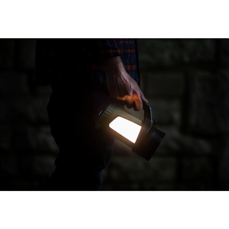 LED prigušiva spoljna punjiva svetiljka sa funkcijom powerbanke LED/21W/4400 mAh IP44
