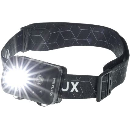 Punjiva LED čelovka LED/3W/1200 mAh IP67 crna
