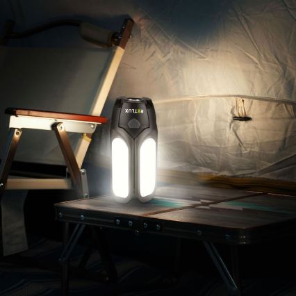 LED punjiva kamperska lampa sa solarnim panelom LED/3W/1600 mAh IPX4