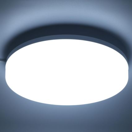 LED RGBW prigušiva plafonska lampa za kupatilo LED/20W/230V Wi-Fi IP44 bela