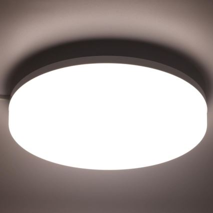 LED RGBW prigušiva plafonska lampa za kupatilo LED/20W/230V Wi-Fi IP44 bela