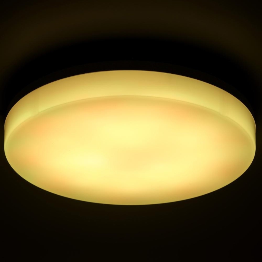 LED RGBW prigušiva plafonska lampa za kupatilo LED/20W/230V Wi-Fi IP44 bela