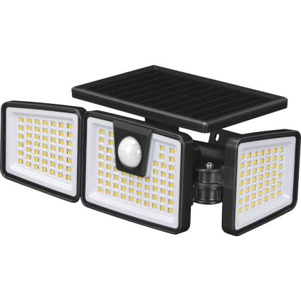 LED solarni reflektor sa senzorom LED/6,5W/3,7V 1200 mAh IP44