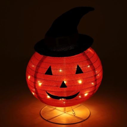 LED spoljašnja dekoracija HALLOWEEN LED/3xAA/topla bela IP44 bundeva
