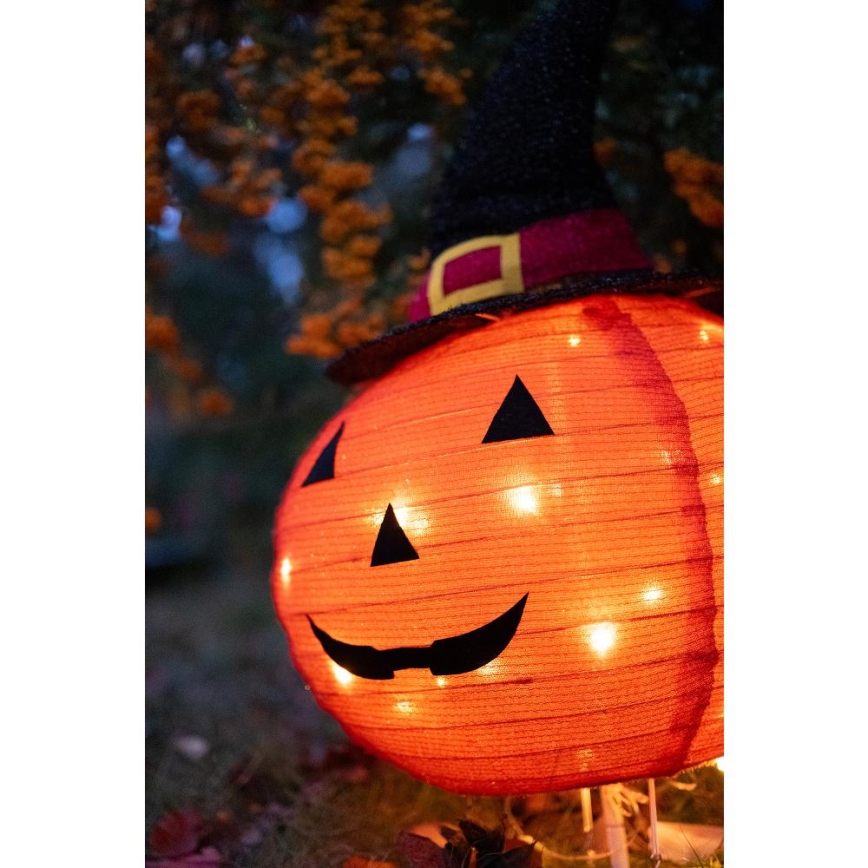 LED spoljašnja dekoracija HALLOWEEN LED/3xAA/topla bela IP44 bundeva