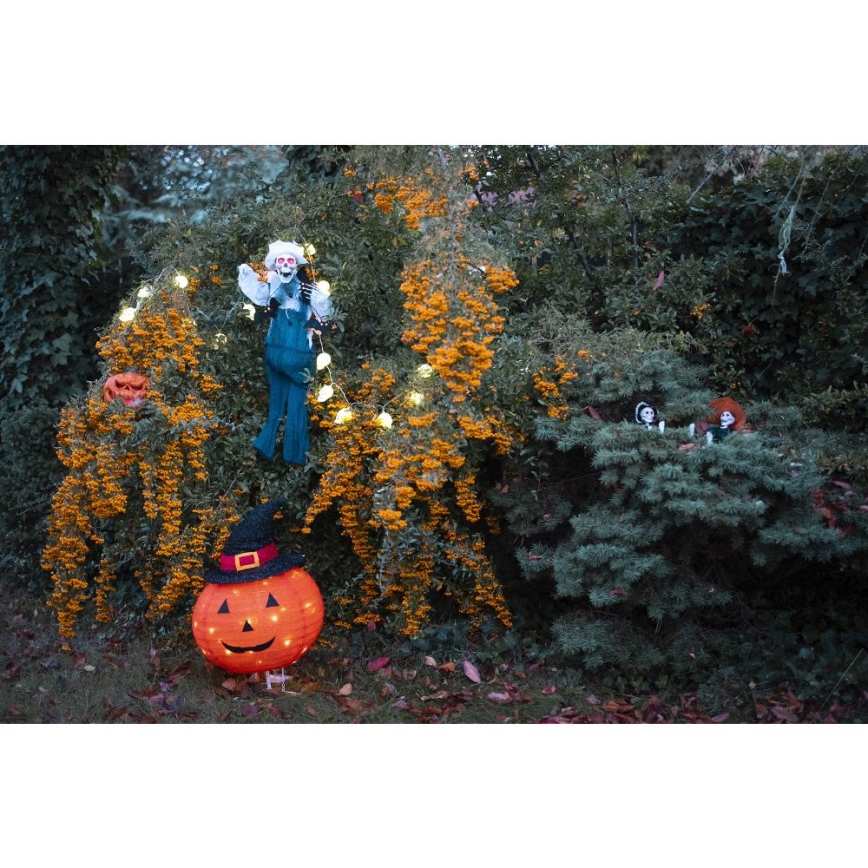 LED spoljašnja dekoracija HALLOWEEN LED/3xAA/topla bela IP44 bundeva