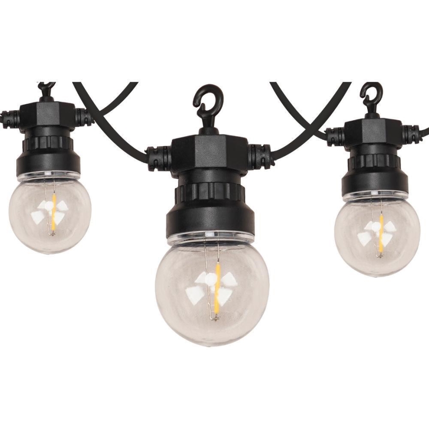 LED spoljna dekorativna girlanda GIRLANDA G45 10xE27/230V 8m IP44 topla bela