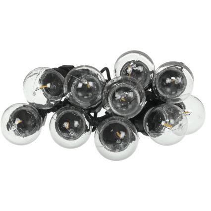 LED spoljna dekorativna girlanda GIRLANDA G45 10xE27/230V 8m IP44 topla bela