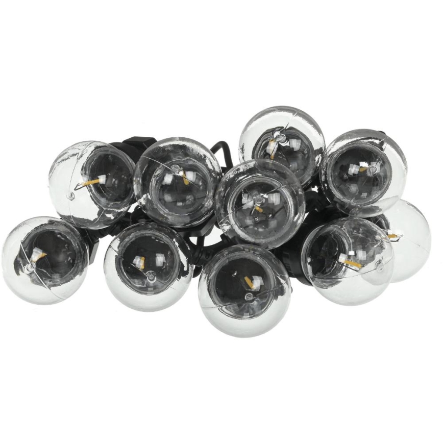 LED spoljna dekorativna girlanda GIRLANDA G45 10xE27/230V 8m IP44 topla bela