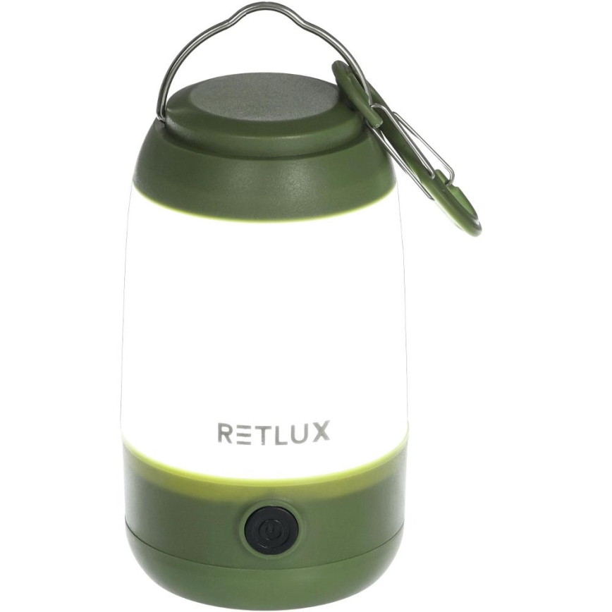 LED prenosna prigušiva lampa LED/3W/3xAAA zelena