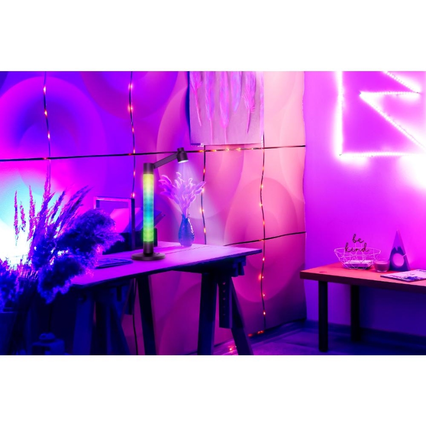 LED RGBW prigušiva stona lampa LED/10W/5V 2700-6000K Wi-Fi Tuya + daljinski upravljač