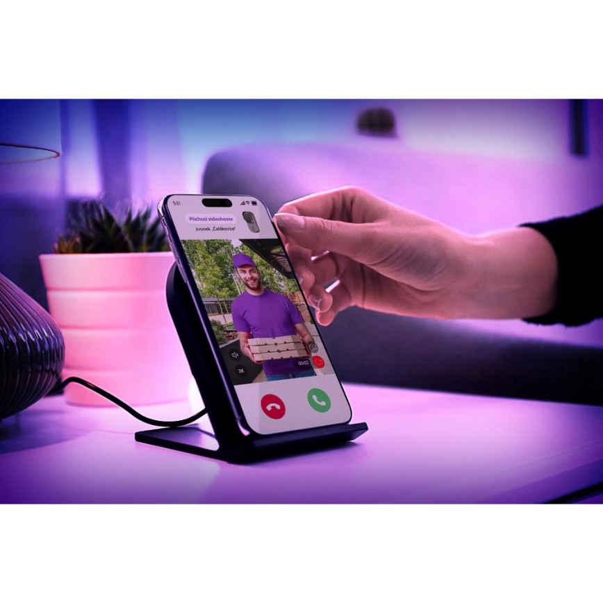 Video zvono sa senzorom pokreta, 5 MP (1440p), baterija 5200 mAh, Wi‑Fi, IP65, antracit