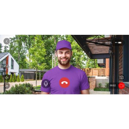 Video zvono sa senzorom pokreta, 5 MP (1440p), baterija 5200 mAh, Wi‑Fi, IP65, antracit