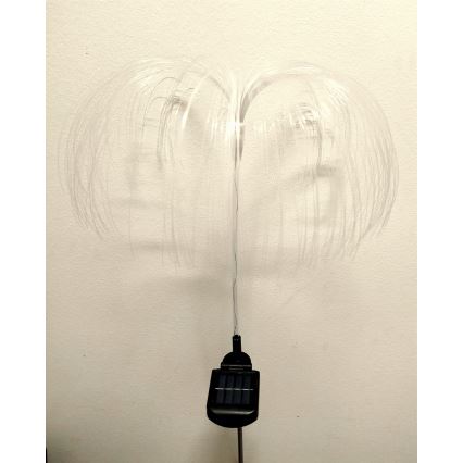 RGB LED solarna svetiljka LED/1,2V 300 mAh IP44 crna