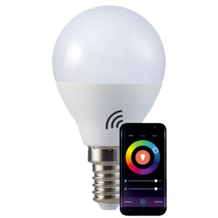 RGBW LED prigušiva sijalica G45 E14/5,5W/230V 2700-6500K Wi-Fi Tuya