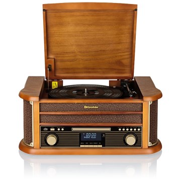 Roadstar HIF-1993D+BT - Hi-Fi sa DAB/DAB+, gramofonom, CD-plejerom i kasetofonom, 80W/230V + daljinsko upravljanje