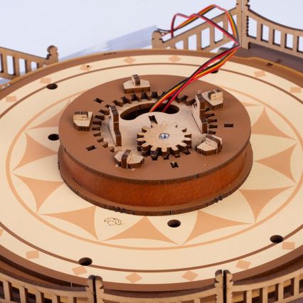 RoboTime - 3D slagalica muzičke kutije Klasični vrtuljak 5V