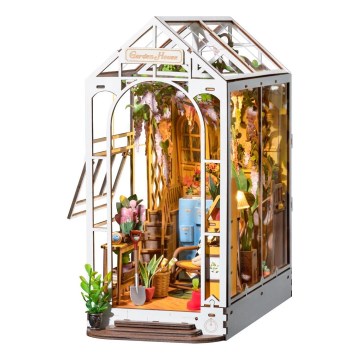 RoboTime - LED držač za knjige Garden house 3D slagalica 2xAAA