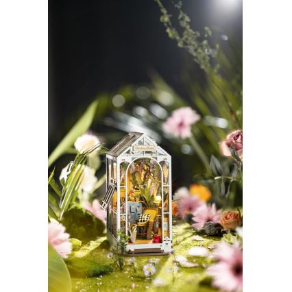 RoboTime - LED držač za knjige Garden house 3D slagalica 2xAAA