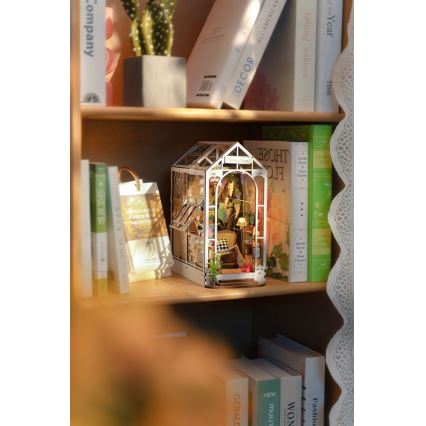 RoboTime - LED držač za knjige Garden house 3D slagalica 2xAAA