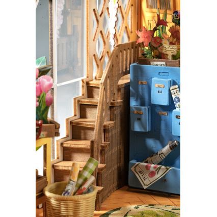 RoboTime - LED držač za knjige Garden house 3D slagalica 2xAAA