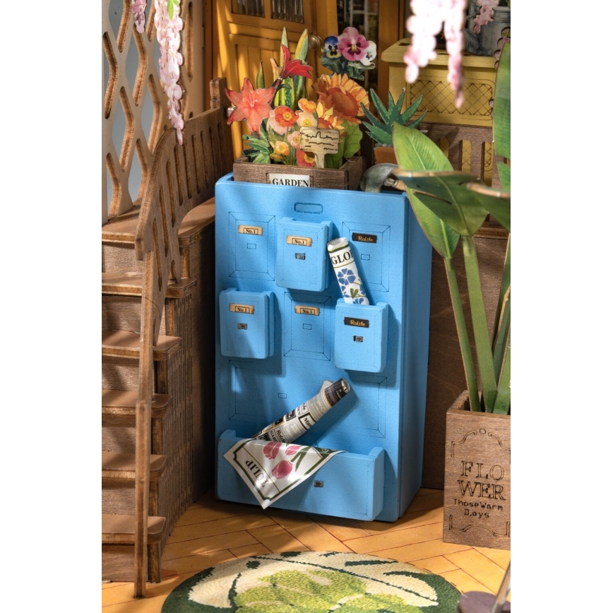 RoboTime - LED držač za knjige Garden house 3D slagalica 2xAAA