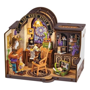 RoboTime - Minijaturna kućica Radionica čarobnjaka 2xAAA