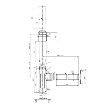Roca A506403110 - Okrugli sifon za umivaonik ROCA sjajni hrom