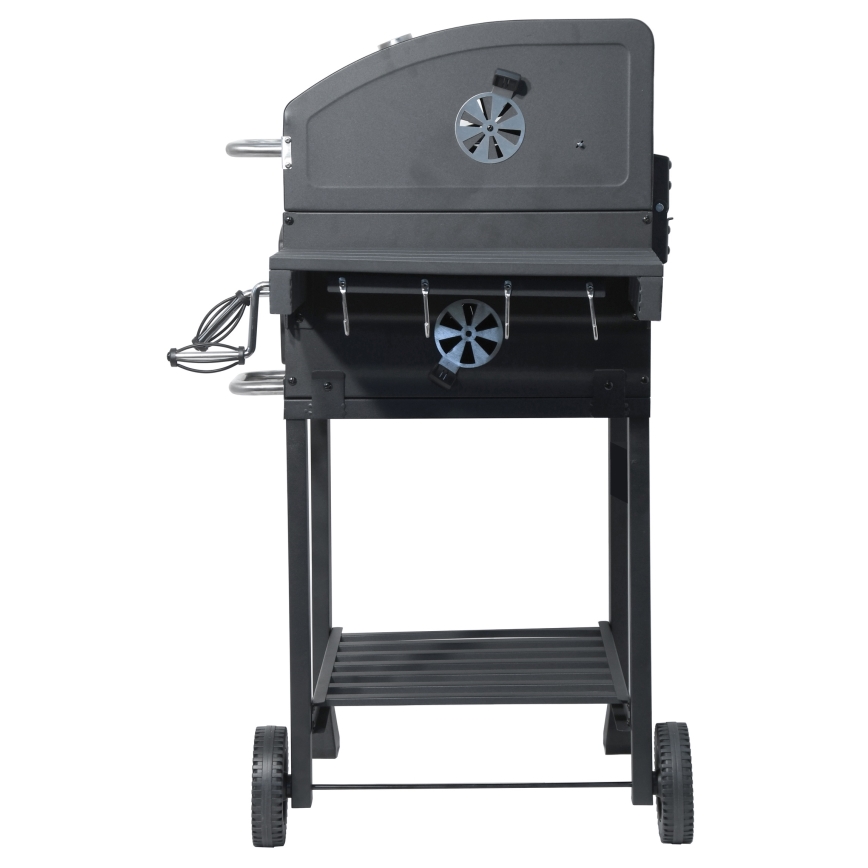 Roštilj na drveni ugalj, crne boje