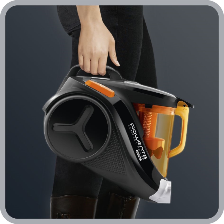 Rowenta - Bezvrećni usisivač COMPACT POWER 1,5 l 750 W/230 V crna/narandžasta