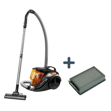 Rowenta - Bezvrećni usisivač COMPACT POWER 1,5 l 750 W/230 V crna/narandžasta