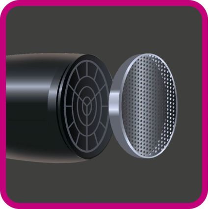 Rowenta - Fen KARL LAGERFELD STUDIO DRY 2100W/230V crna