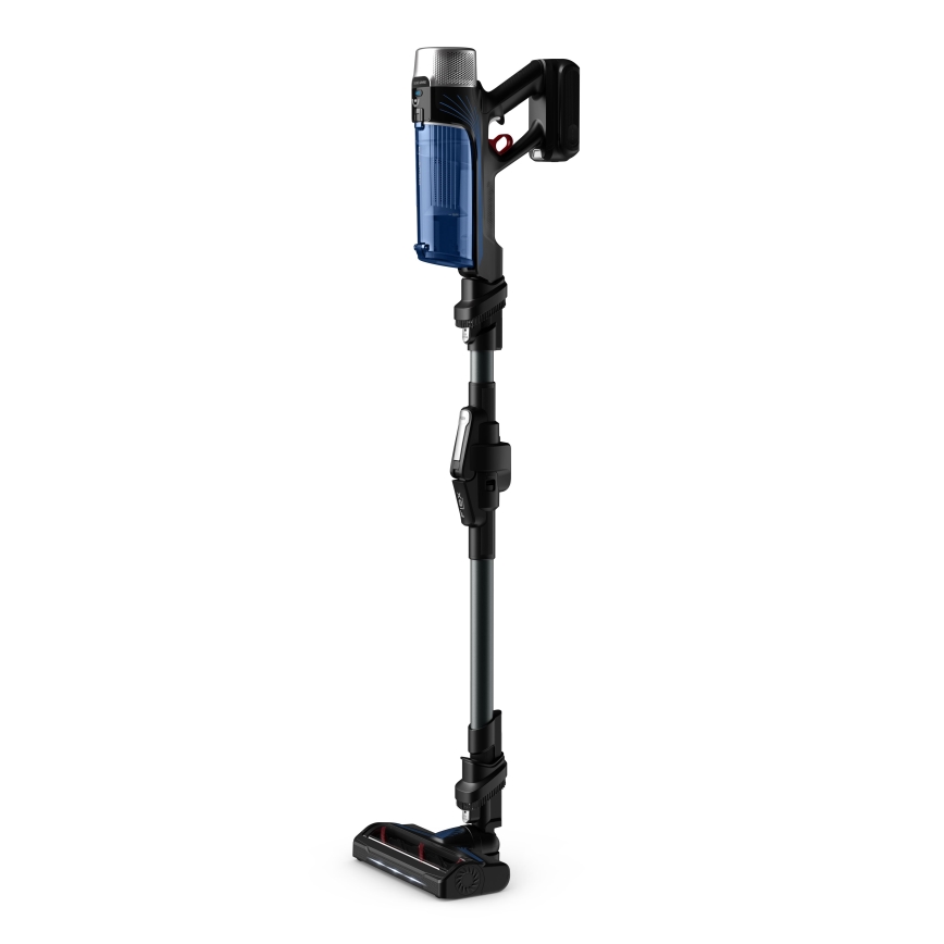 Rowenta - Štapni usisivač sa mopom X-FORCE FLEX ANIMAL AQUA AUTO 4 u 1 250W/25,2V 2500 mAh crna/plava