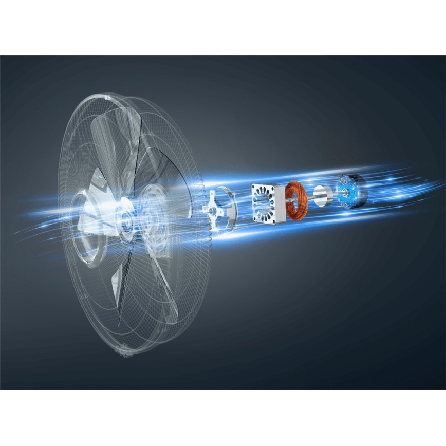 Rowenta - Stojni ventilator TURBO SILENCE 55W/230V 147 cm beo + daljinsko upravljanje