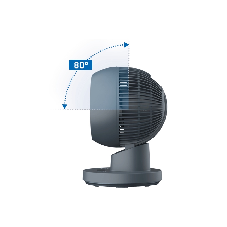 Rowenta - Stoni ventilator TURBO SWIFT COMPACT 230V plave boje + daljinski upravljač
