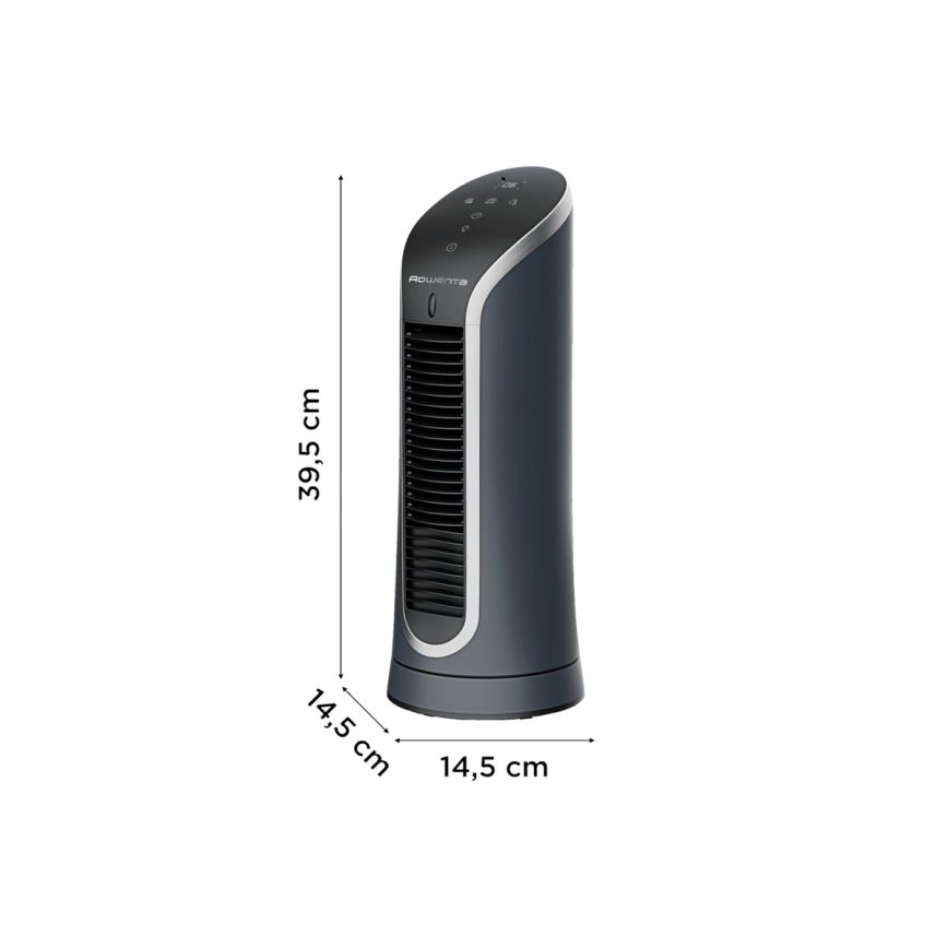 Rowenta - Stubasti ventilator EOLE COMPACT 30W/230V, crne boje