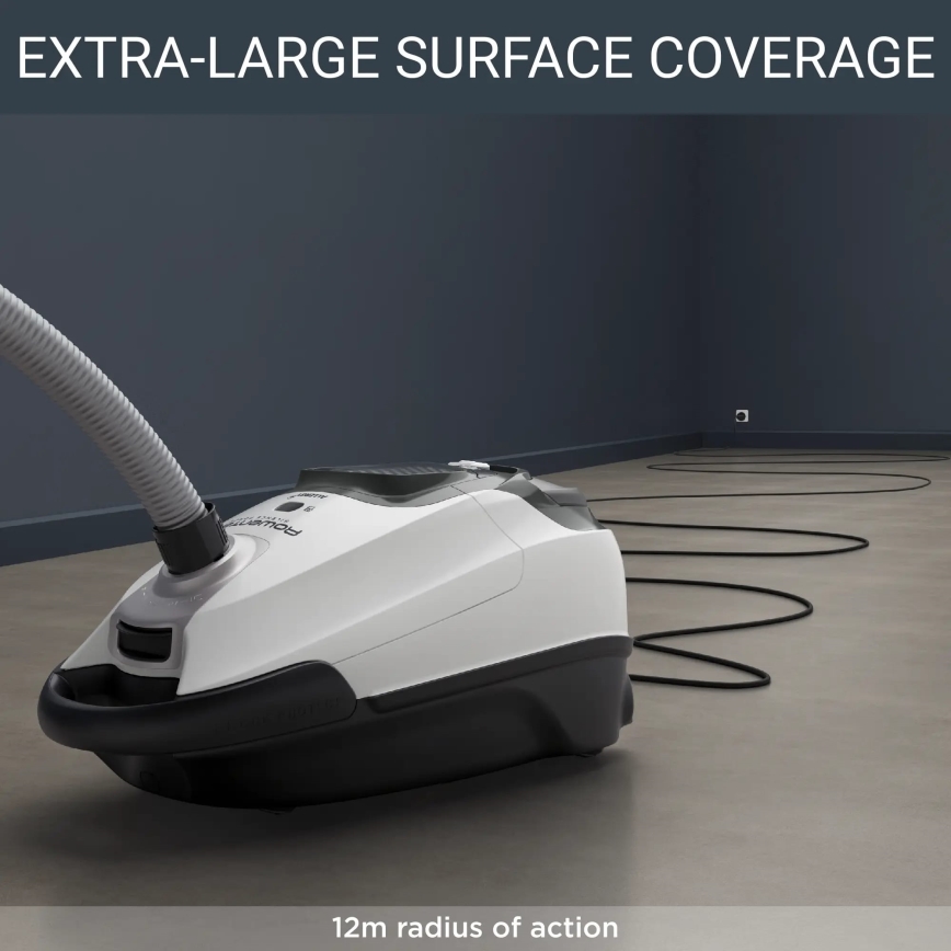 Rowenta - Usisavač sa kesom SILENCE FORCE ALLERGY+ 4,5l 400W/230V crna/bela