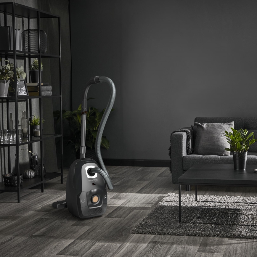 Rowenta - usisivač sa vrećom GREEN FORCE EFFITECH ECO TOTAL CLEAN 400W/230V crne boje