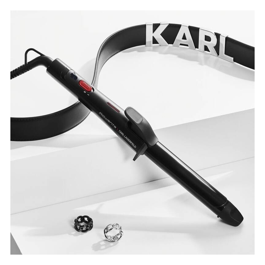 Rowenta - uvijač za kosu KARL LAGERFELD 47W/230V crna