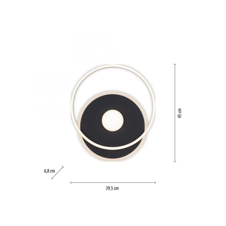 SAMO SVETLO. 15046-18 - LED prigušiva plafonska svetiljka DOMINO LED/26,5W/230V
