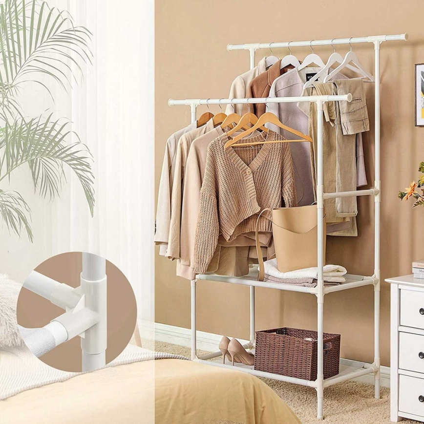 Samostojeći stalak za kapute LINEA beo