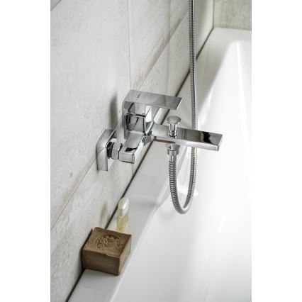 Sapho - Baterija za kadu CUBEMIX sjajni hrom