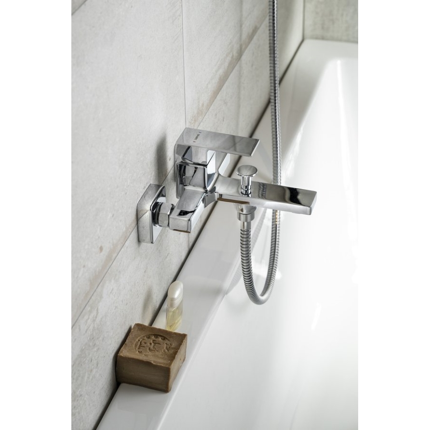 Sapho - Baterija za kadu CUBEMIX sjajni hrom