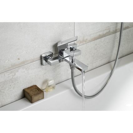 Sapho - Baterija za kadu CUBEMIX sjajni hrom