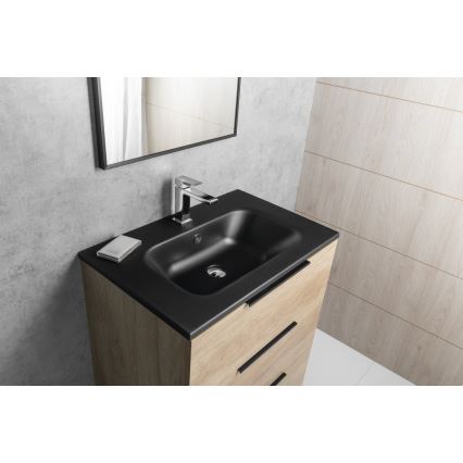 Sapho - Baterija za umivaonik CUBEMIX 15,3 cm sjajni hrom