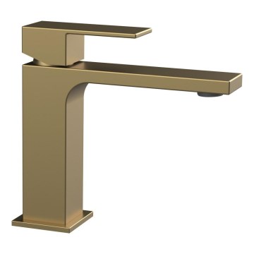 Sapho - Baterija za umivaonik CUBEMIX 15 cm mat zlatne boje