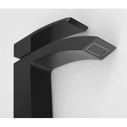 Sapho - Baterija za umivaonik GINKO 15,6 cm mat crna